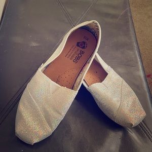 Bobs womens size 10 rainbow sparkly cute sketchers